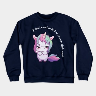 Grumpy Unicorn Crewneck Sweatshirt